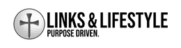 LINKS & LIFESTYLE PURPOSE DRIVEN. logo