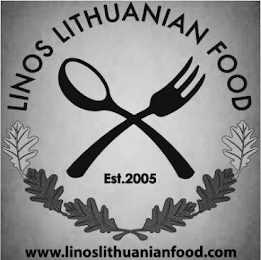LINOS LITHUANIAN FOOD EST. 2005 WWW.LINOSLITHUANIANFOOD.COM logo