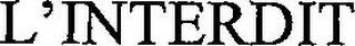 L'INTERDIT logo