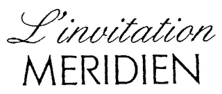 L'INVITATION MERIDIEN logo
