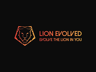 LION EVOLVED EVOLVE THE LION IN YOU logo