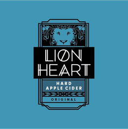 LION HEART HARD APPLE CIDER ORIGINAL logo