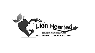 LION HEARTED HEALTH AND WELLNESS EMPOWERMENT THROUGH WELLNESS logo