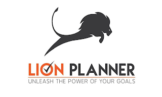 LION PLANNER UNLEASH THE POWER OF YOUR GOALS logo