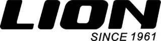LION SINCE 1961 logo