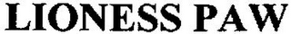 LIONESS PAW logo
