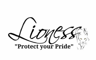 LIONESS "PROTECT YOUR PRIDE" logo