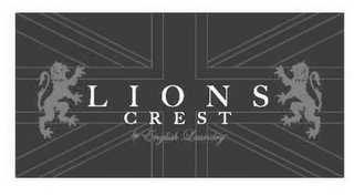 LIONS CREST BY ENGLISH LAUNDRY logo