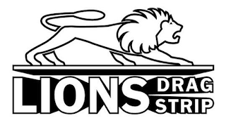 LIONS DRAG STRIP logo