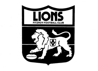 LIONS FITZROY FOOTBALL CLUB BALL CLUB logo