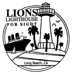 LIONS LIGHTHOUSE FOR SIGHT QUEEN MARY LONG BEACH, CA logo
