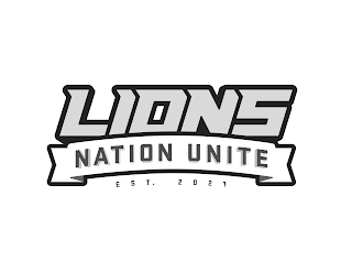 LIONS NATION UNITE EST. 2021 logo