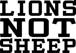 LIONS NOT SHEEP logo