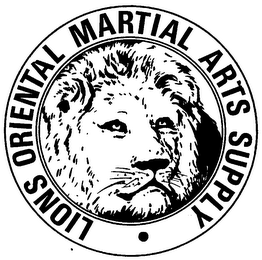 LIONS ORIENTAL MARTIAL ARTS SUPPLY logo