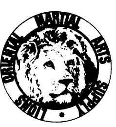 LIONS ORIENTAL MARTIAL ARTS SUPPLY logo