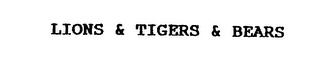 LIONS & TIGERS & BEARS logo