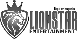 LIONSTAR ENTERTAINMENT KING OF THE IMAGINATION logo