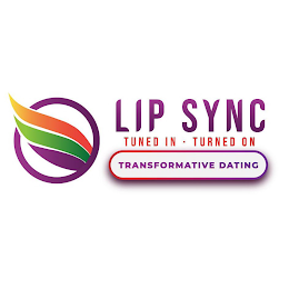LIP SYNC TUNED IN ·TURNED ON TRANSFORMATIVE DATING logo