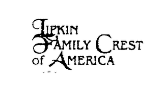 LIPKIN FAMILY CREST OF AMERICA logo