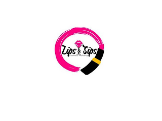 LIPS & SIPS COSMETIC WORKSHOP logo