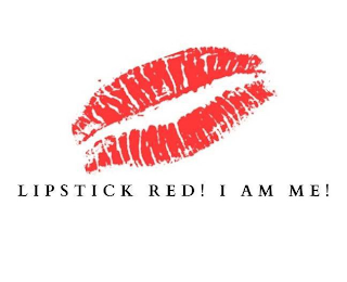 LIPSTICK RED! I AM ME! logo