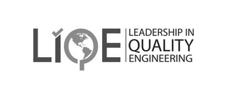 LIQE LEADERSHIP IN QUALITY ENGINEERING logo