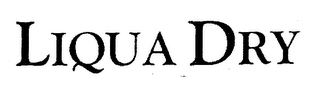 LIQUA DRY logo