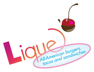 LIQUE ALL-AMERICAN BURGERS TACOS AND SANDWICHES logo