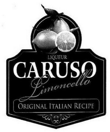 LIQUEUR CARUSO LIMONCELLO ORIGINAL ITALIAN RECIPE logo