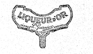 LIQUEUR D'OR P. GARNIER FRANCE ENGHIEN logo
