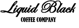 LIQUID BLACK COFFEE COMPANY logo