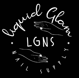 LIQUID GLAM NAIL SUPPLY LGNS logo