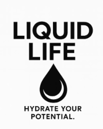 LIQUID LIFE HYDRATE YOUR POTENTIAL. logo