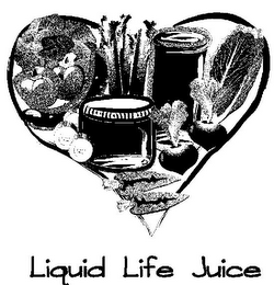 LIQUID LIFE JUICE logo