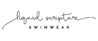 LIQUID SCRIPTURE SWIMWEAR logo