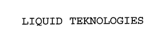 LIQUID TEKNOLOGIES logo