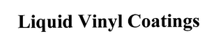 LIQUID VINYL COATINGS logo