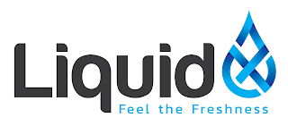 LIQUID X FEEL THE FRESHNESS logo