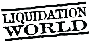 LIQUIDATION WORLD logo