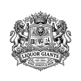 LIQUOR GIANTS EST. 2026 WINE, SPIRITS & BEER logo