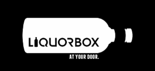 LIQUORBOX AT YOUR DOOR. logo