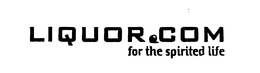 LIQUOR.COM FOR THE SPIRITED LIFE logo