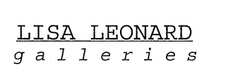 LISA LEONARD GALLERIES logo