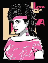 LISA LISA CAN YOU FEEL THE BEAT logo