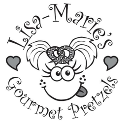 LISA-MARIE'S GOURMET PRETZELS logo