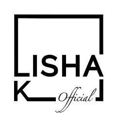 LISHA K OFFICIAL logo