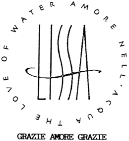 LISSA THE LOVE OF WATER AMORE NELL'ACQUA GRAZIE AMORE GRAZIE logo