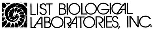 LIST BIOLOGICAL LABORATORIES, INC. logo