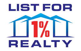 LIST FOR 1% REALTY logo
