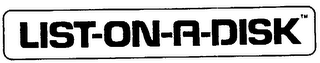 LIST-ON-A-DISK logo